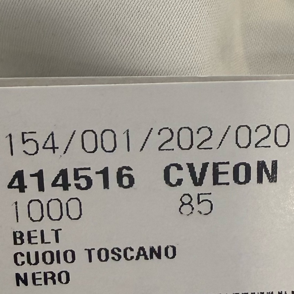 Gucci Black Belt with Silver GG Buckle - Picture 10 of 10